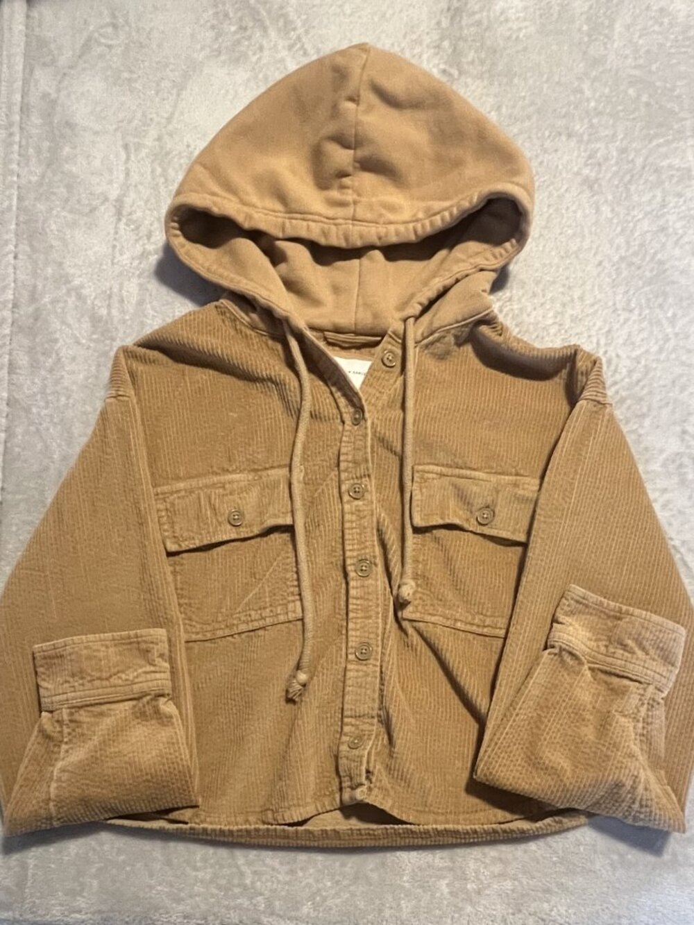 Cropped Corduroy Jacket